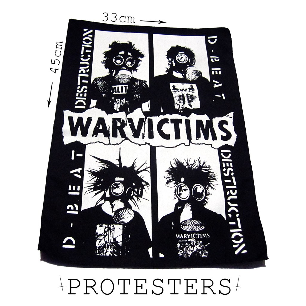 EMBLEM PUNGGUNG / BACKPATCH PUNK WARVICTIMS