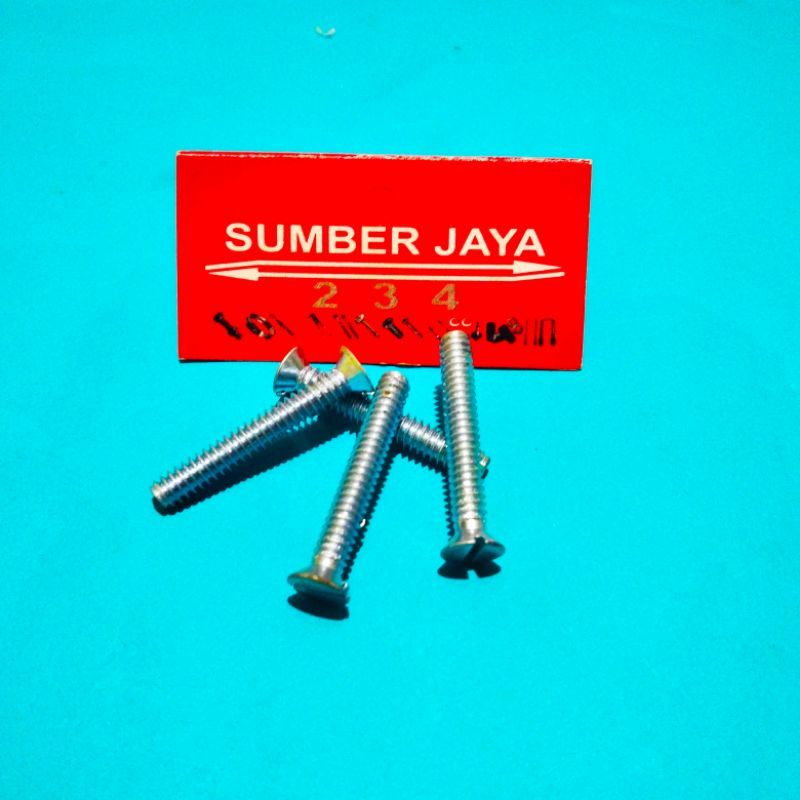 Baut Verseng 3/16  x  1 1/4 Putih TERMURAH