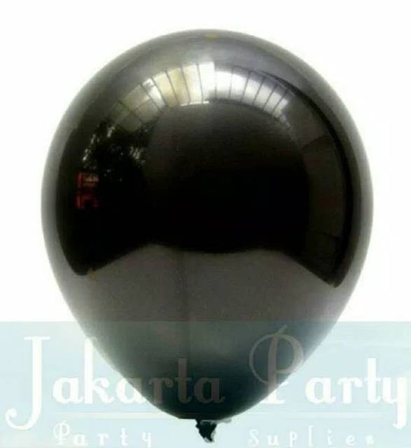 Balon Metalik Hitam