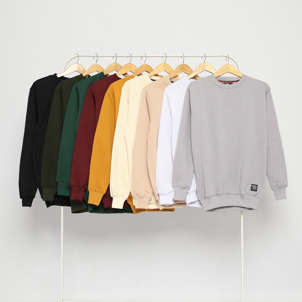 Basic Sweater Polos - Sweater Oblong Pria Wanita Unisex