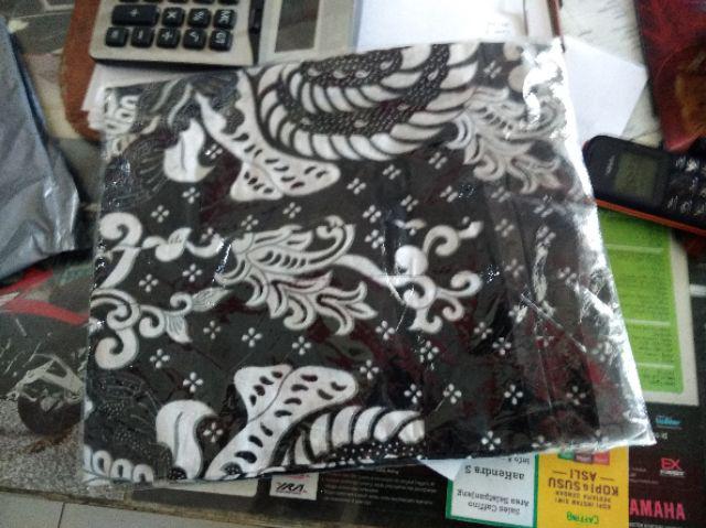 Couple Batik Keluarga Sarimbit Gamis Keluarga Set Ayah Ibu&anak Motif Kawung Putih