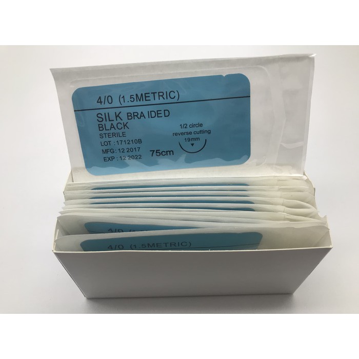 Jual Halodent Dental Suture Benang + Jarum Jahit Hecting Murah