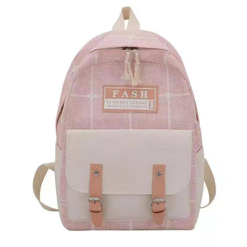 TAS RANSEL IMPORT BACKPACK KANVAS WANITA ABU RIALTA TA270G2 MURAH FASHION KULIAH JAKARTA