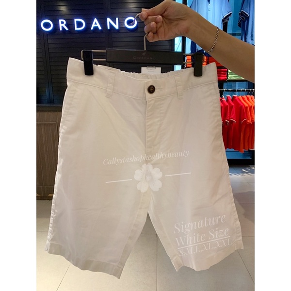 Giordano Celana Pendek Pria Linen Cotton New Size S,M,L,XL,XXL