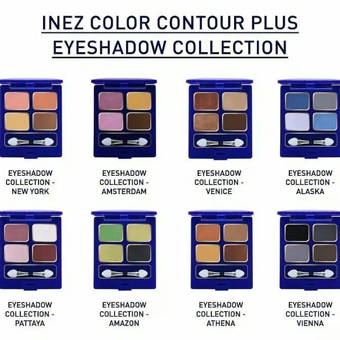 Inez Color Contour Plus Eye Shadow Collection