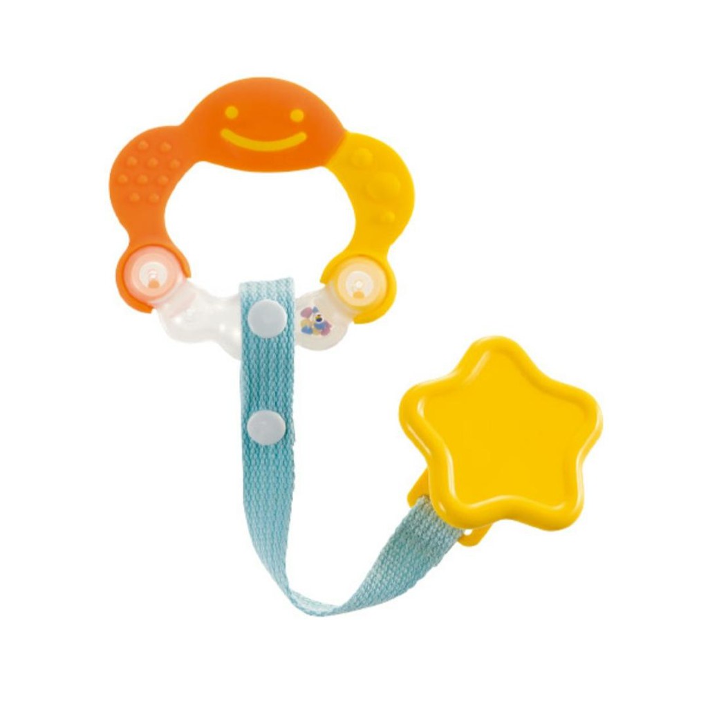 Richell Teether With Holder Star Shaped Gigitan Bayi