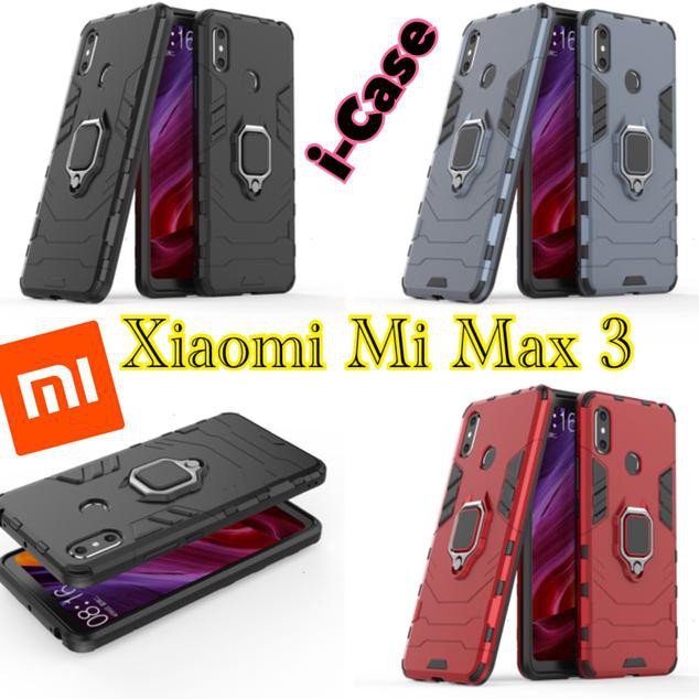 i-ring Case Iron Armor Xiaomi Mi Max 3 - casing cover mi max 3 - Izhar.Farida