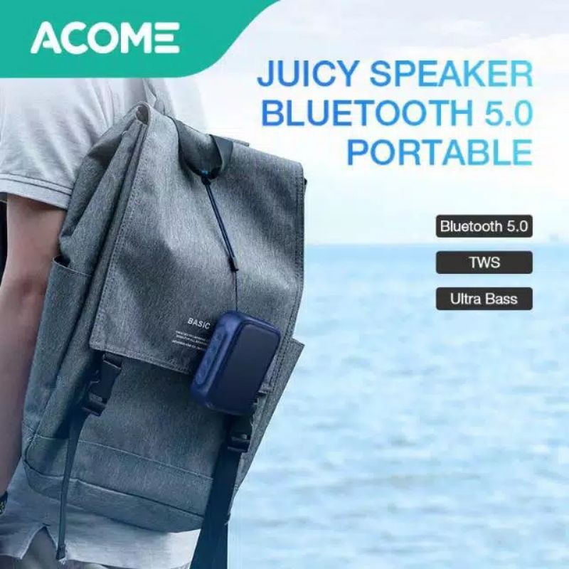 ACOME A1 SENSE Speaker Bluetooth 5.0 Portable Ultra Bass TWS