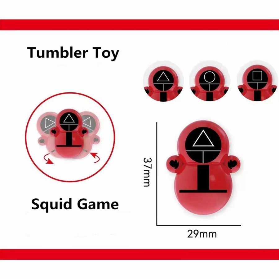 NA - MAINAN LITTLE SOLDIER SQUID GAME - TUMBLER TOYS SQUID GAME