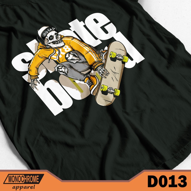 D013 Kaos Baju Distro Pria Skate Skater Skaters Skateboard