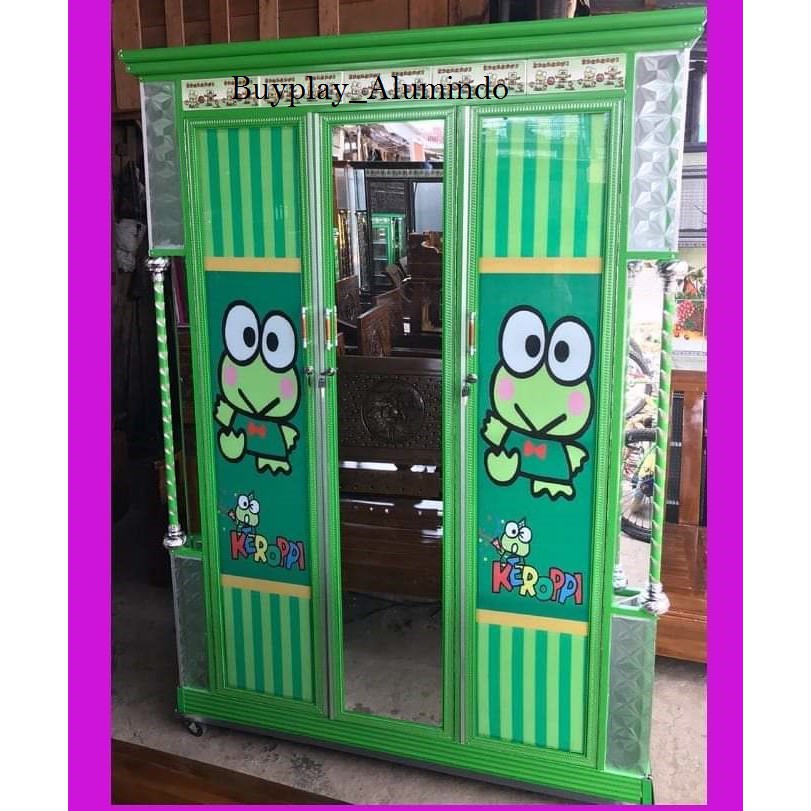 Sticker Kaca Lemari Motif Keroppi
