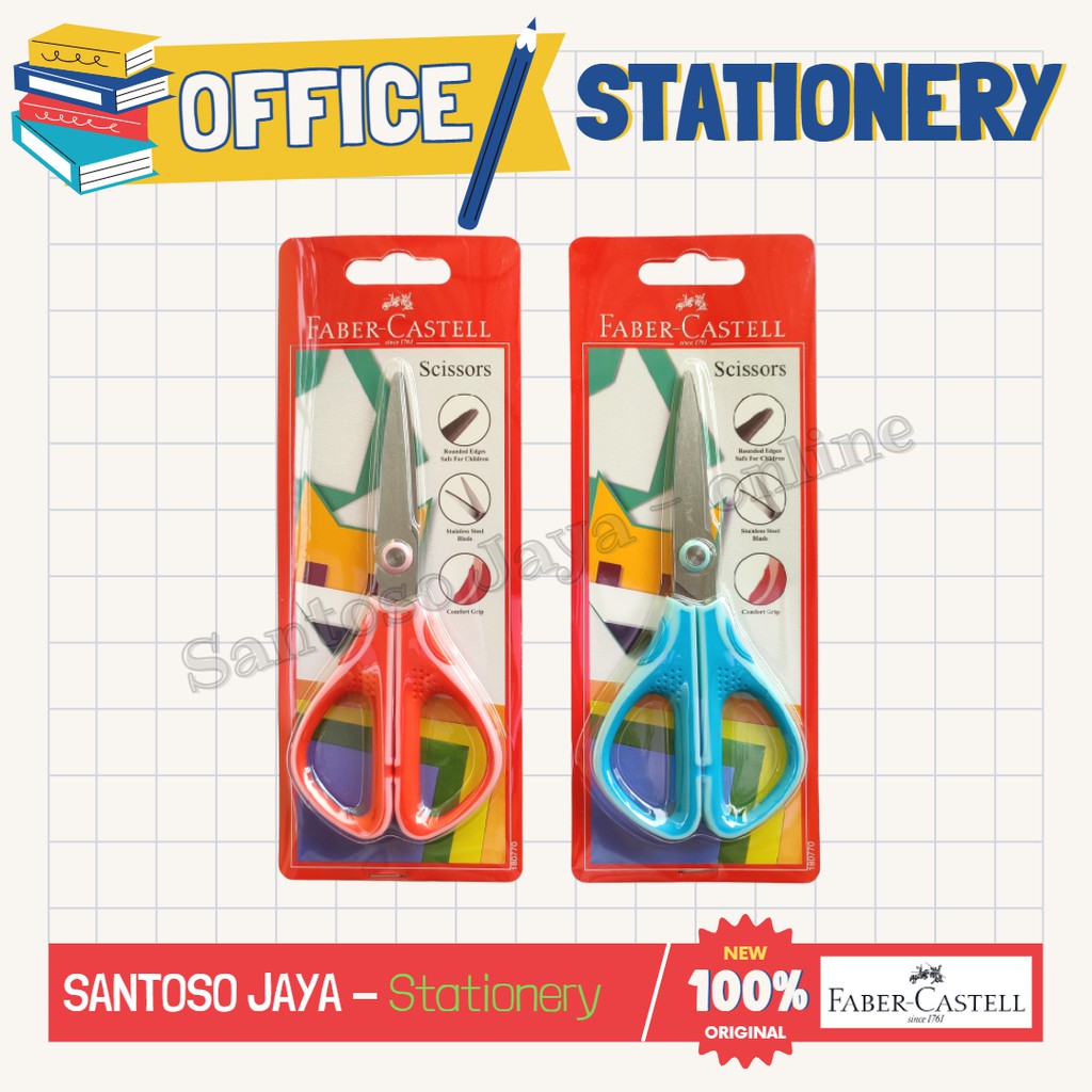 

Gunting FABER CASTELL 1870 - Scissors FABER-CASTELL 180770 - 15 cm