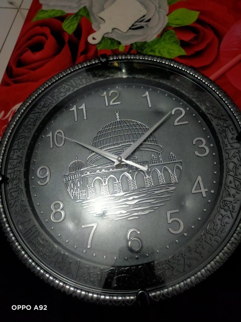 Jam Dinding Esa 5430 Nuansa Islami Sweep Movement Diameter 31.8cm Best Seller