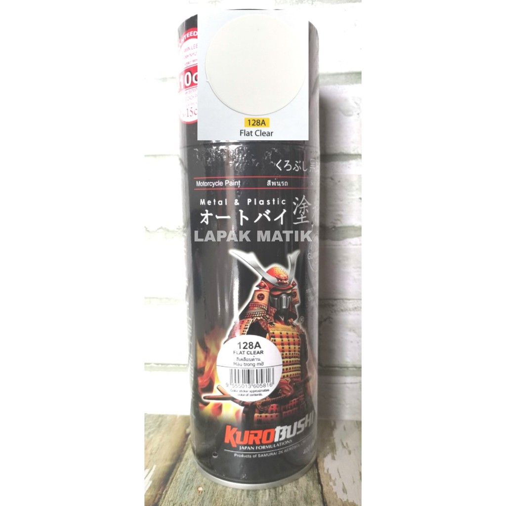 Pilok Samurai Flat Clear Doff 128A 400ML