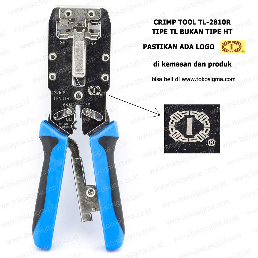 CRIMPING TOOLS CAT-6 TL-2810R ( Logo Talon ) BUKAN TIPE HT-2810R