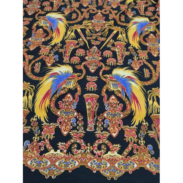 kain batik semi sutra bahan batik motif papua premium harga per 0.5m