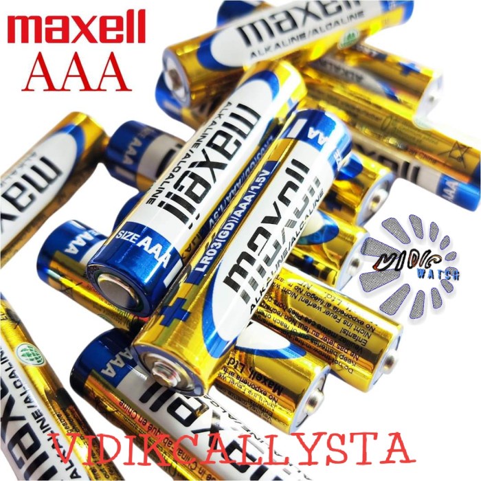 ORIGINAL BATU BATRE BATTERY ALKALINE A3 AAA LR03 ORIGINAL ASLI 0 MERCURY