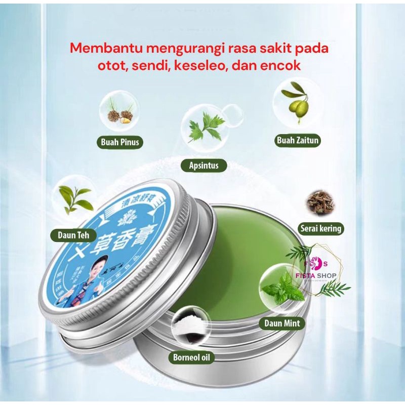 Balsem Herbal Zambuk gatal gigitan serangga aman untuk bayi