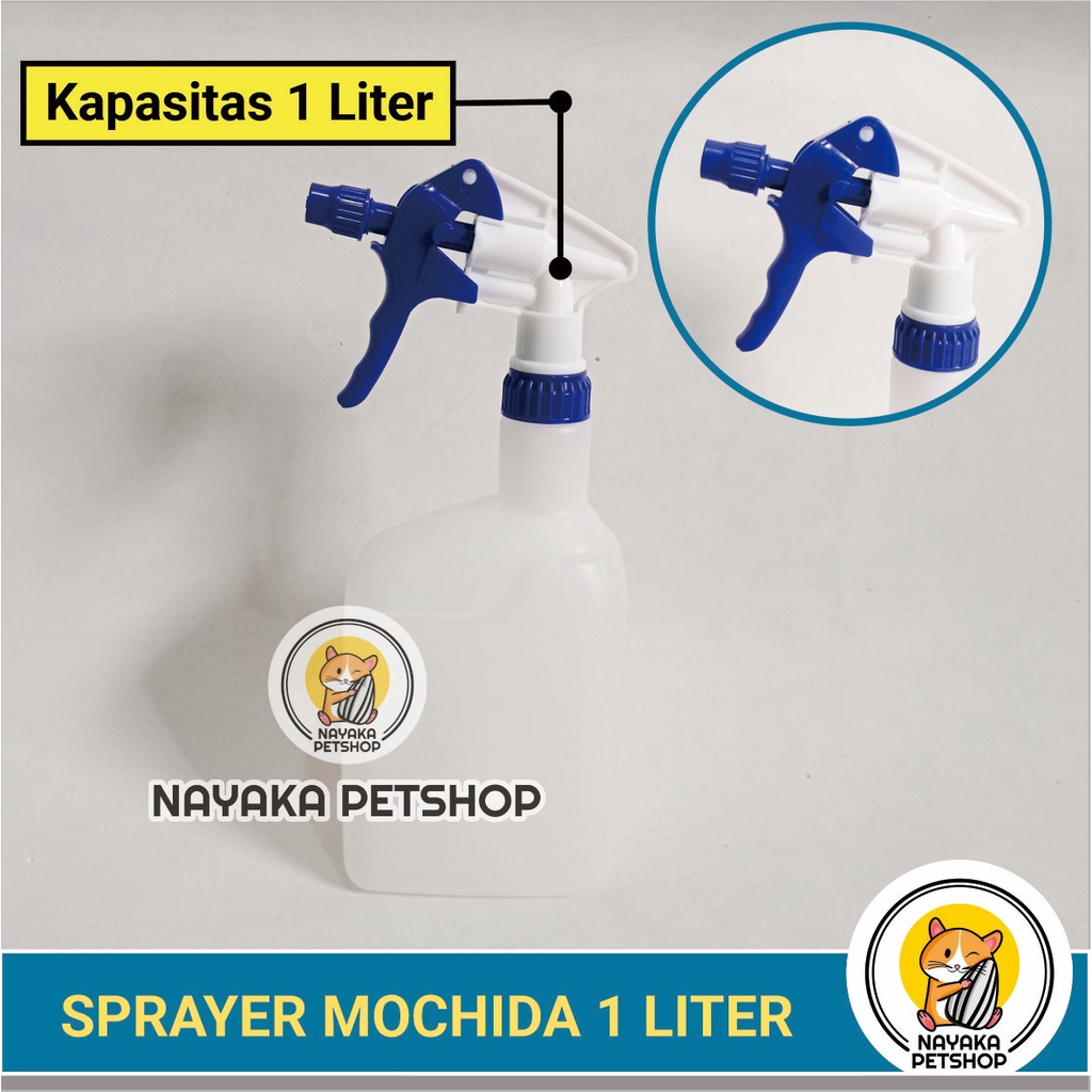 Semprotan Burung Mochida 1 Liter Sprayer Botol Semprot Air Disinfektan Tanaman Hand Spray