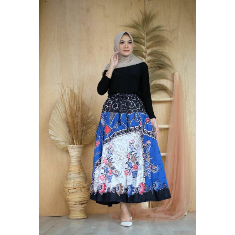 ROK BATIK PAYUNG ORIGINAL~ROK KLOK FASHION WANITA CANTIK