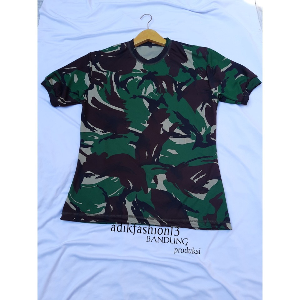 Kaos Loreng Pria Baju Kaos Doreng Baju Kaos Loreng TNI Kaos Hijau Botol Kaos Army Baju Loreng Tentar