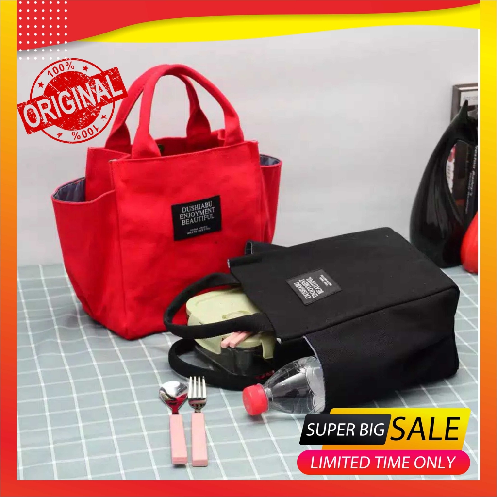 Tas Tote Mini selempang wanita korea mini kecil kanvas murah