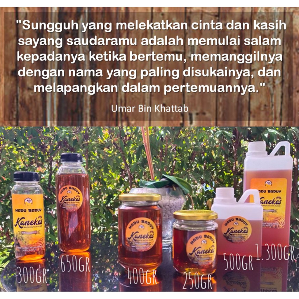 

MADU MURNI / MADU ASLI BADUY 300gr RAW PURE HONEY