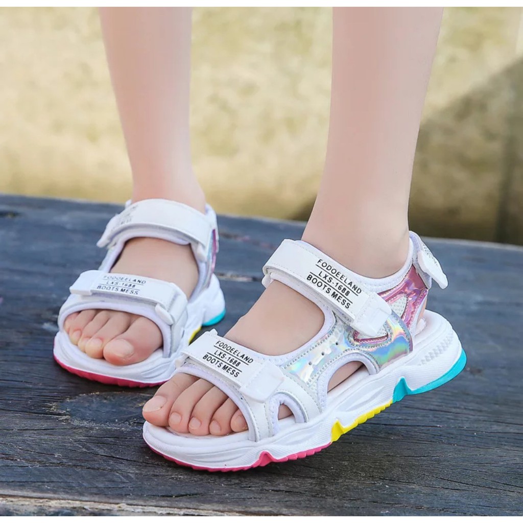 Sandal Tali Anak Perempuan Margareta Rainbows KK56