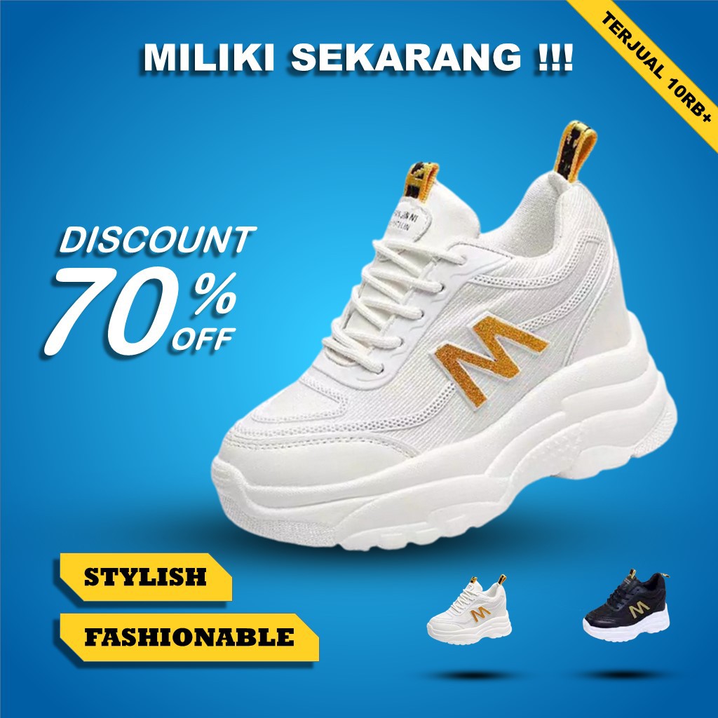 RD Collection - Sepatu Sneakers Wanita S-810