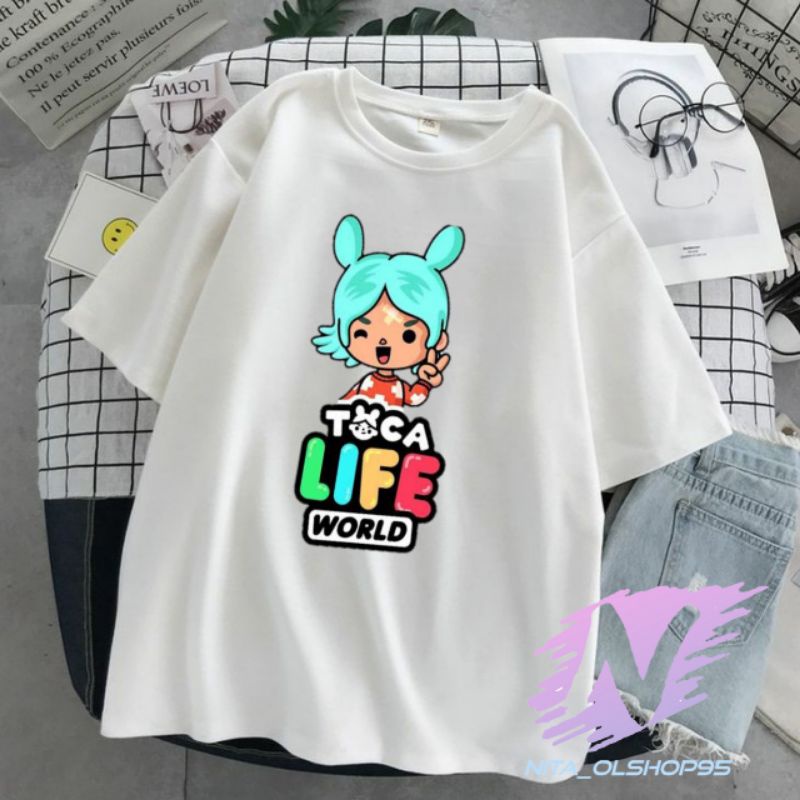 kaos anak toca boca baju toca life world