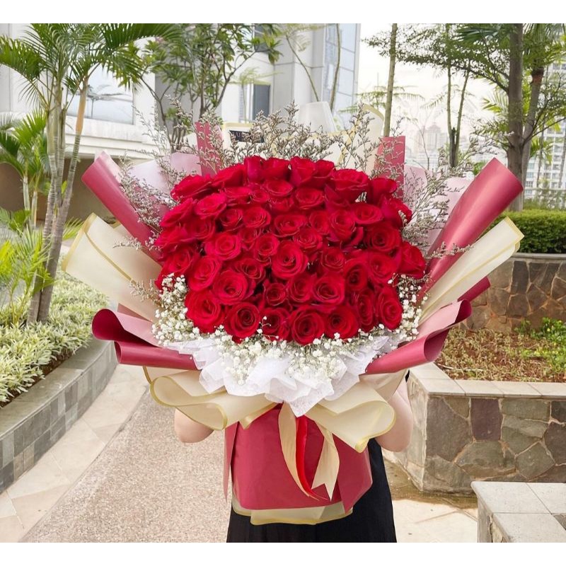 Buket Mawar Jumbo Premium