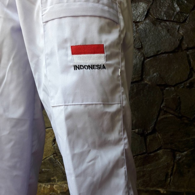 Celana haji sirwal celana umroh putih celana ihrom drill