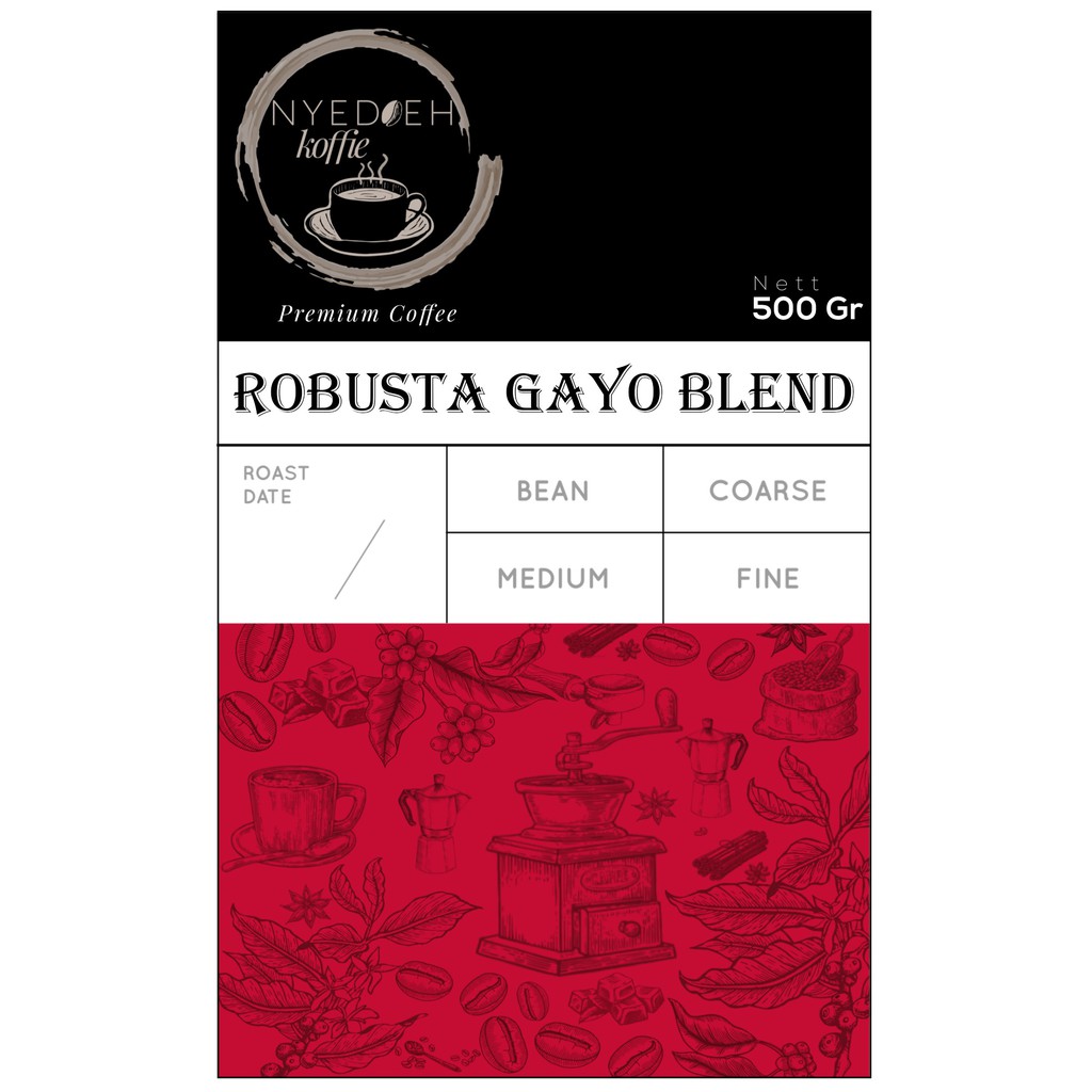 

KOPI ROBUSTA GAYO BLEND 500 GR GRAM