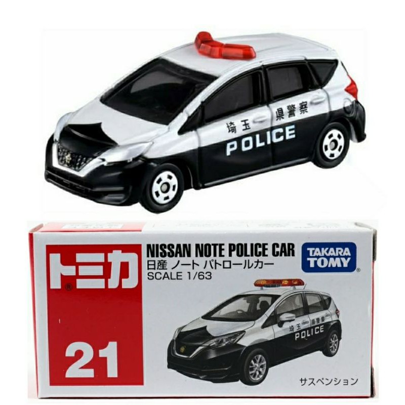 Tomica Reguler 21 Nissan Note Police Car TAKARA TOMY