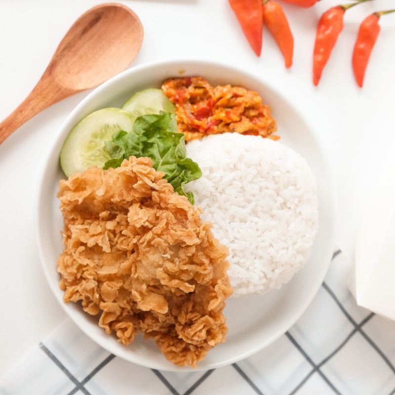 Jual Paket nasi ayam crispy tanpa tulang | Shopee Indonesia