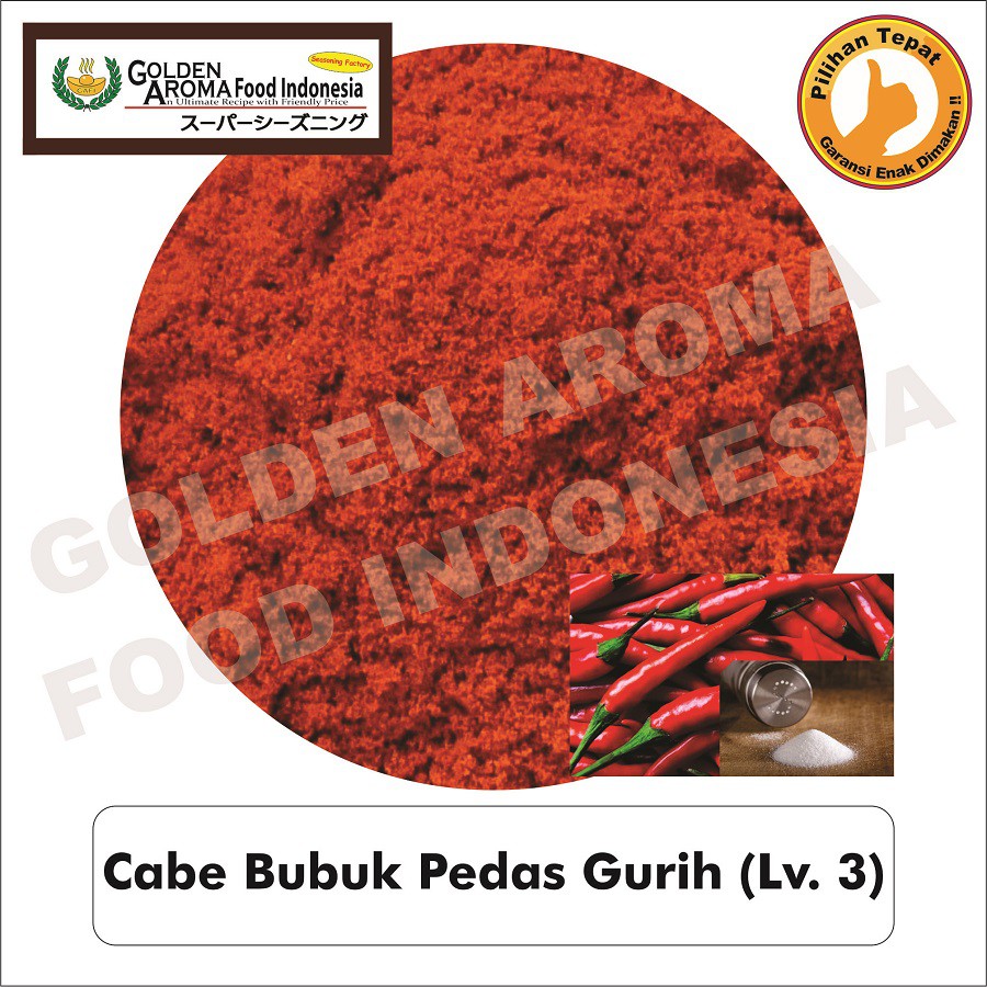 

bumbu bubuk tabur cabe pedas gurih level.3 250gr. halal, murah, enak