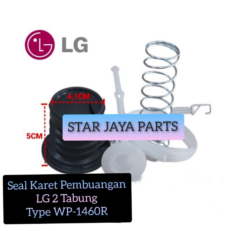 Seal Karet Pembuangan LG 2 Tabung Type WP-1460R