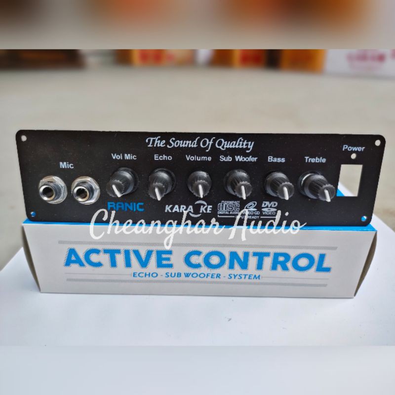 Kit Tone Control Mic Echo plus Subwoofer With panel