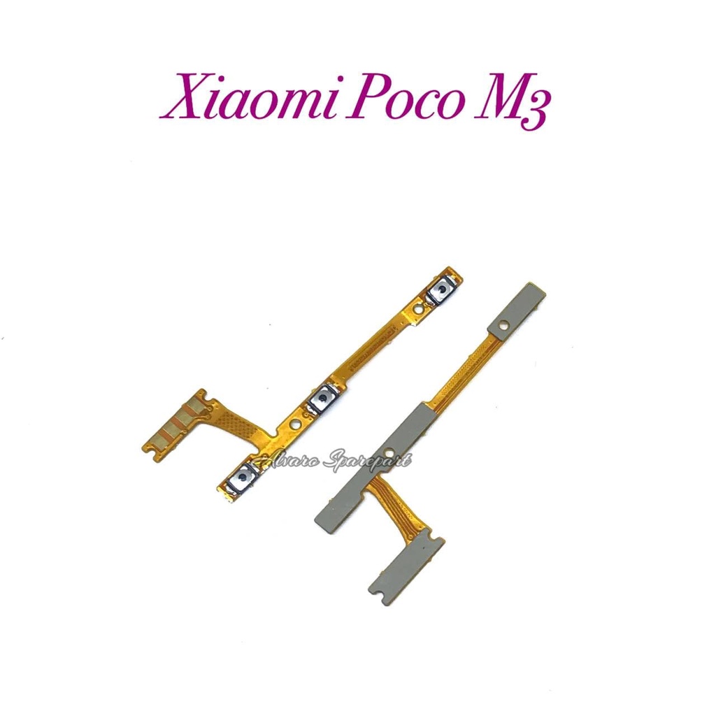 FLEKSIBEL ON OFF XIAOMI POCO M3 - TOMBOL DAYA MATI HIDUP