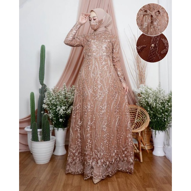 KEBAYA BUSUI//GAMIS KAIRA BRUKAT//GAMIS PESTA//KEBAYA BRUKAT//GAMIS BUSUI//KEBAYA MEWAH//BY NJ