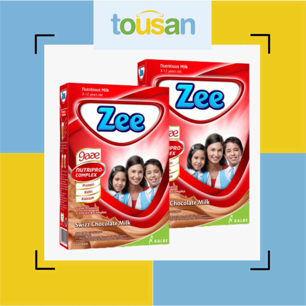 

Susu Zee Reguler Swizz Chocolate Madu Stroberi Vanila Milk 350 G