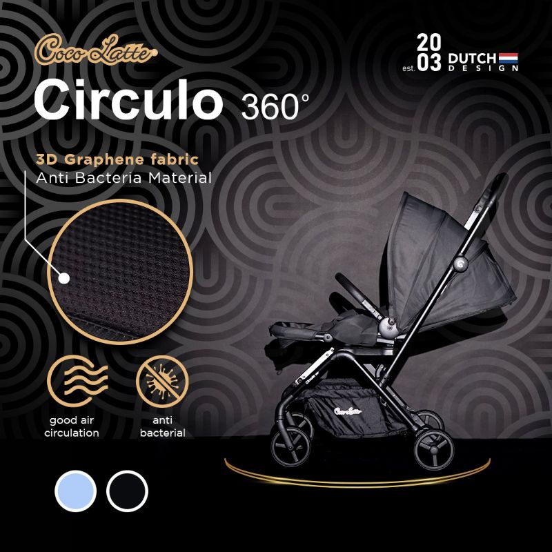 Makassar - Stroller Baby Kereta Dorong Bayi Cocolatte Circulo 360 Reversible