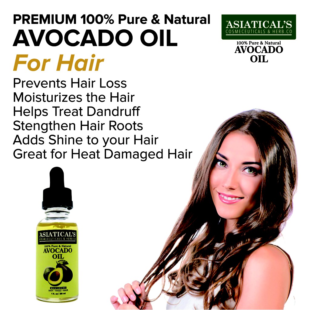 Avocado Oil Serum Wajah 100 Pure Natural Hair Nails Face Oil Asiatical S Indonesia