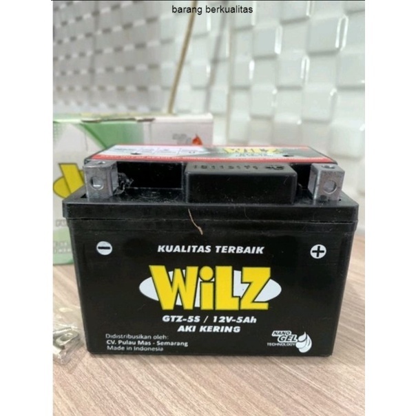 AKI FULL KERING WILZ GTZ 5S - 12V 5Ah