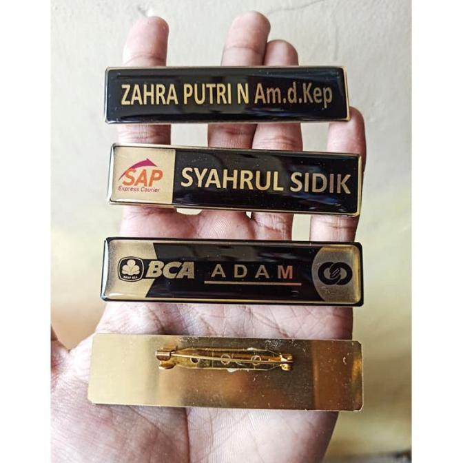

Big Sale Nametag Nama Dada (Pengerjaan Cepat) - Peniti, Resin Cuci Gudang Awal Tahun