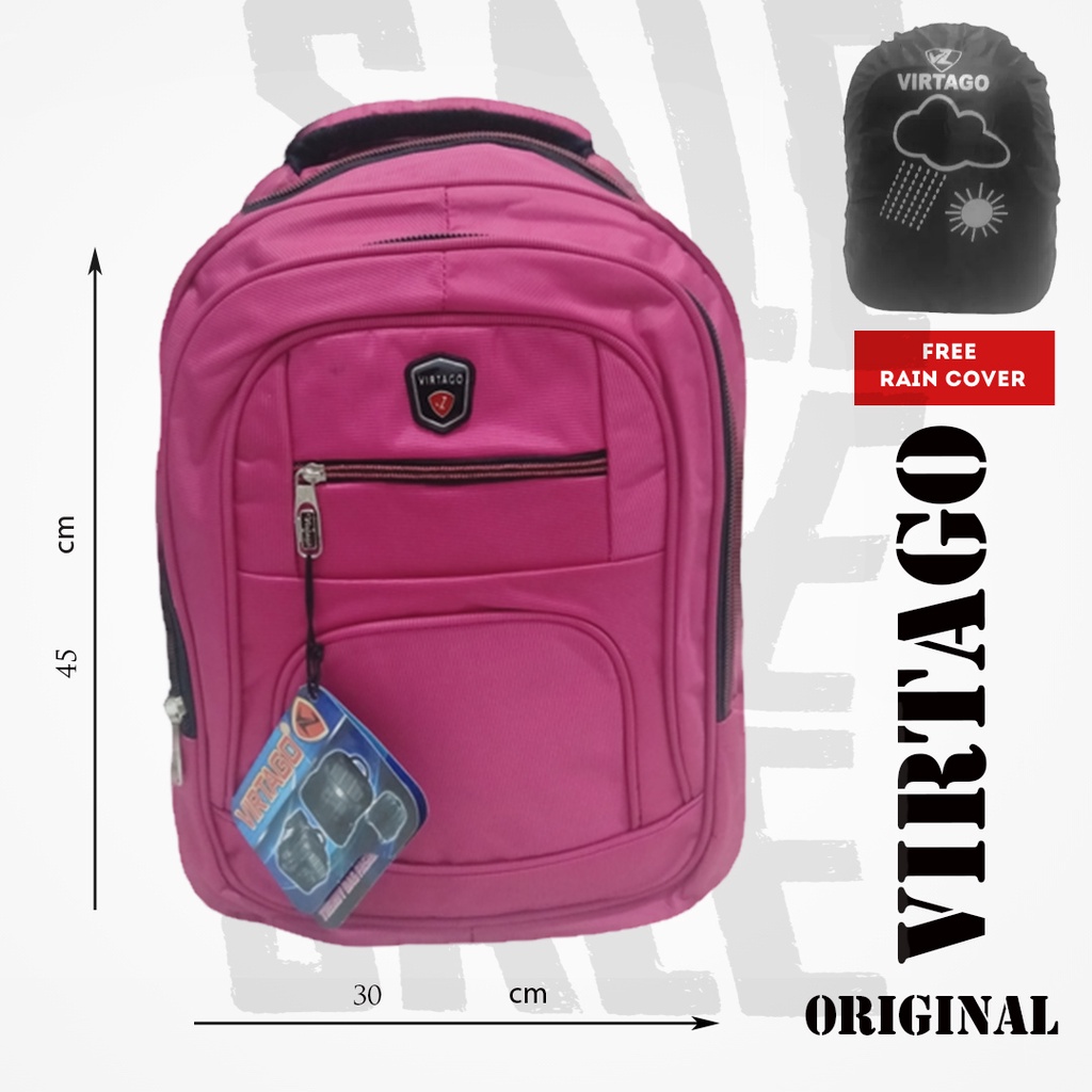 Tas Ransel Pria Virtago Backpack Pakaian Traveling Tas Sekolah Sd Original Kualitas Import Tas Pungg