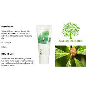 NATURE REPUBLIC Fresh HERB Cleansing Foam