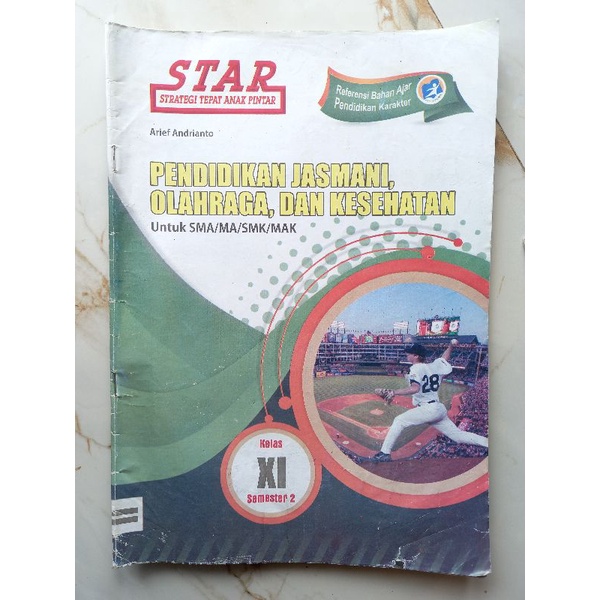 Buku LKS STAR Pendidikan Jasmani Olahraga Dan Kesehatan (PJOK) untuk Kelas 11 Semester 2 SMA/MA/SMK/