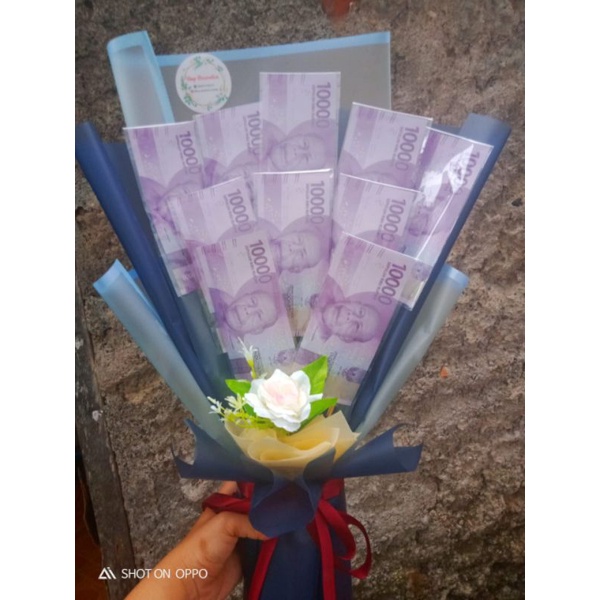 

buket uang kosongan 10 lembar