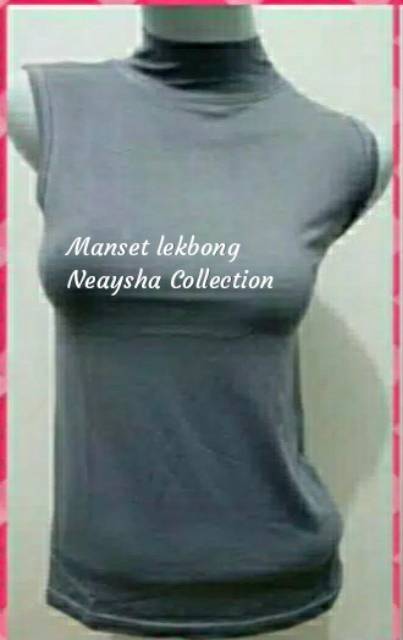 Manset buntung manset lekbong manset tanpa lengan bahan spandek rayon super